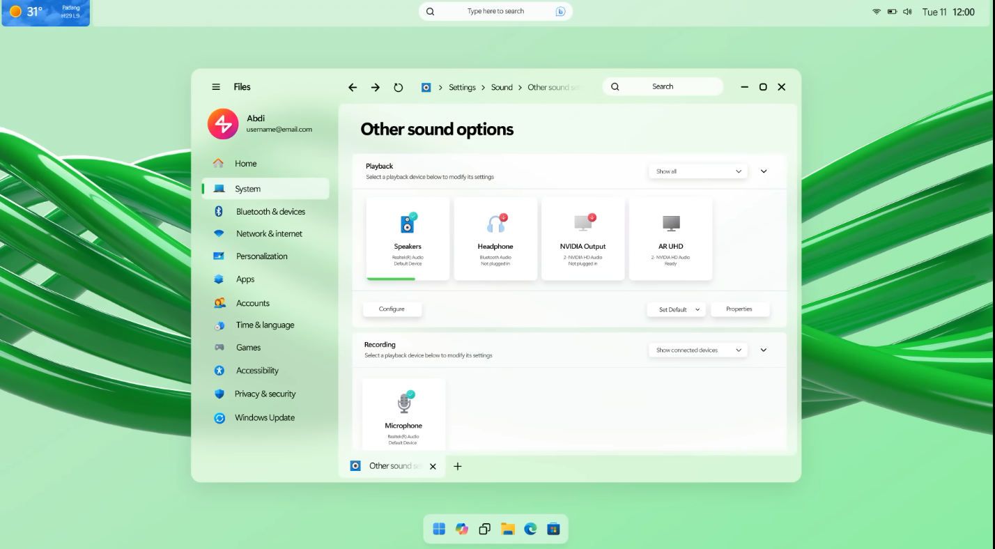 В сети показали, каким может быть дизайн Windows 12 (видео)