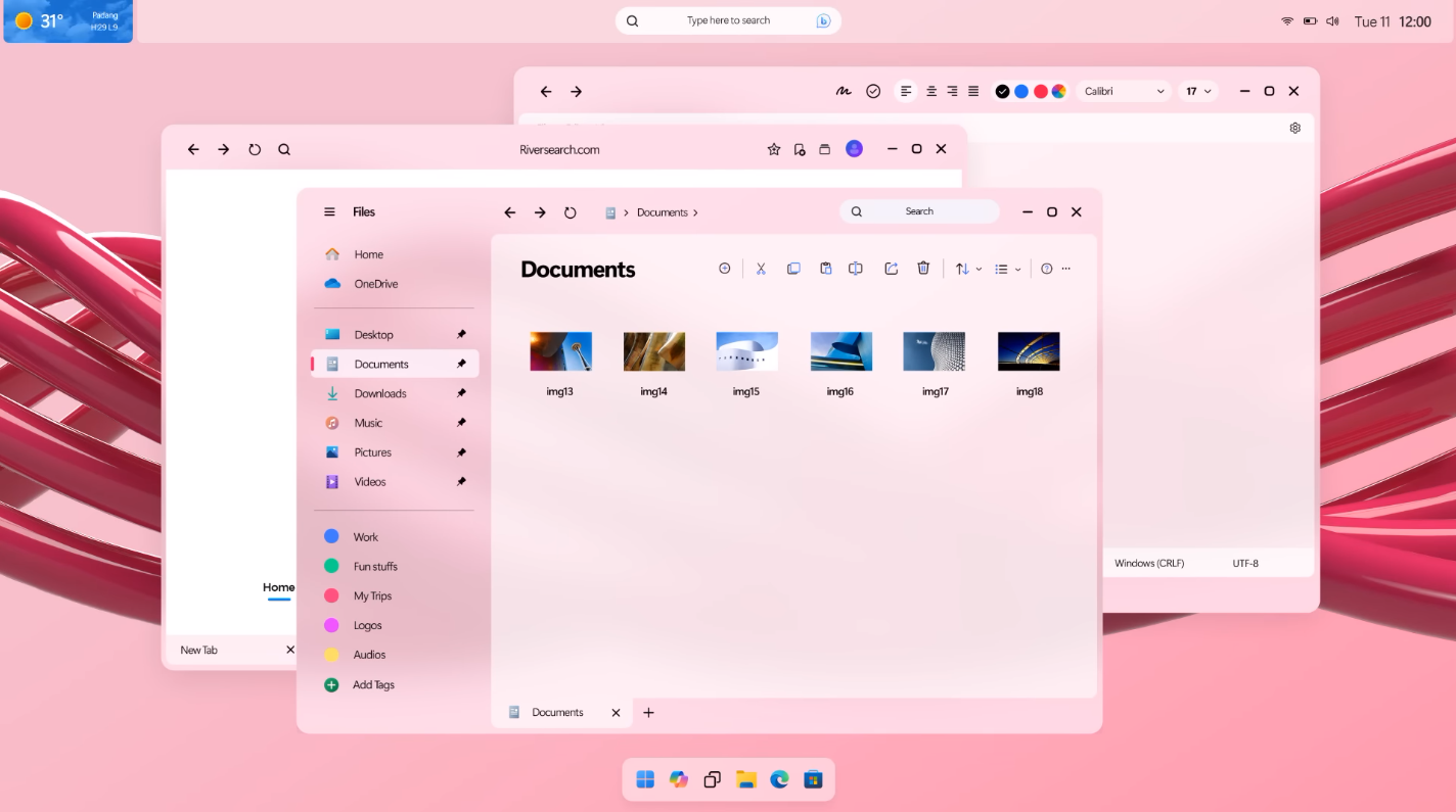 В сети показали, каким может быть дизайн Windows 12 (видео)