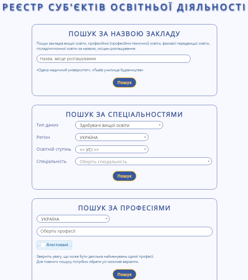 Как абитуриентам найти конкретную специальность в вузах: полезная инструкция