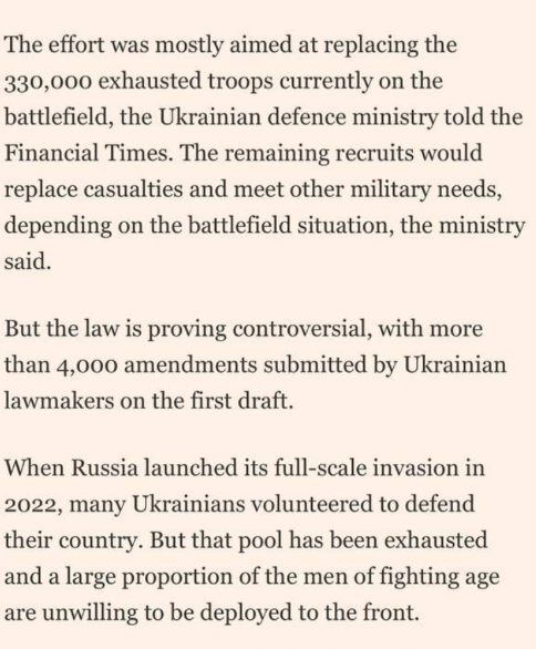 Закон про мобілізацію спрямований на заміну 330 тисяч військових, які перебувають на фронті, - Міноборони