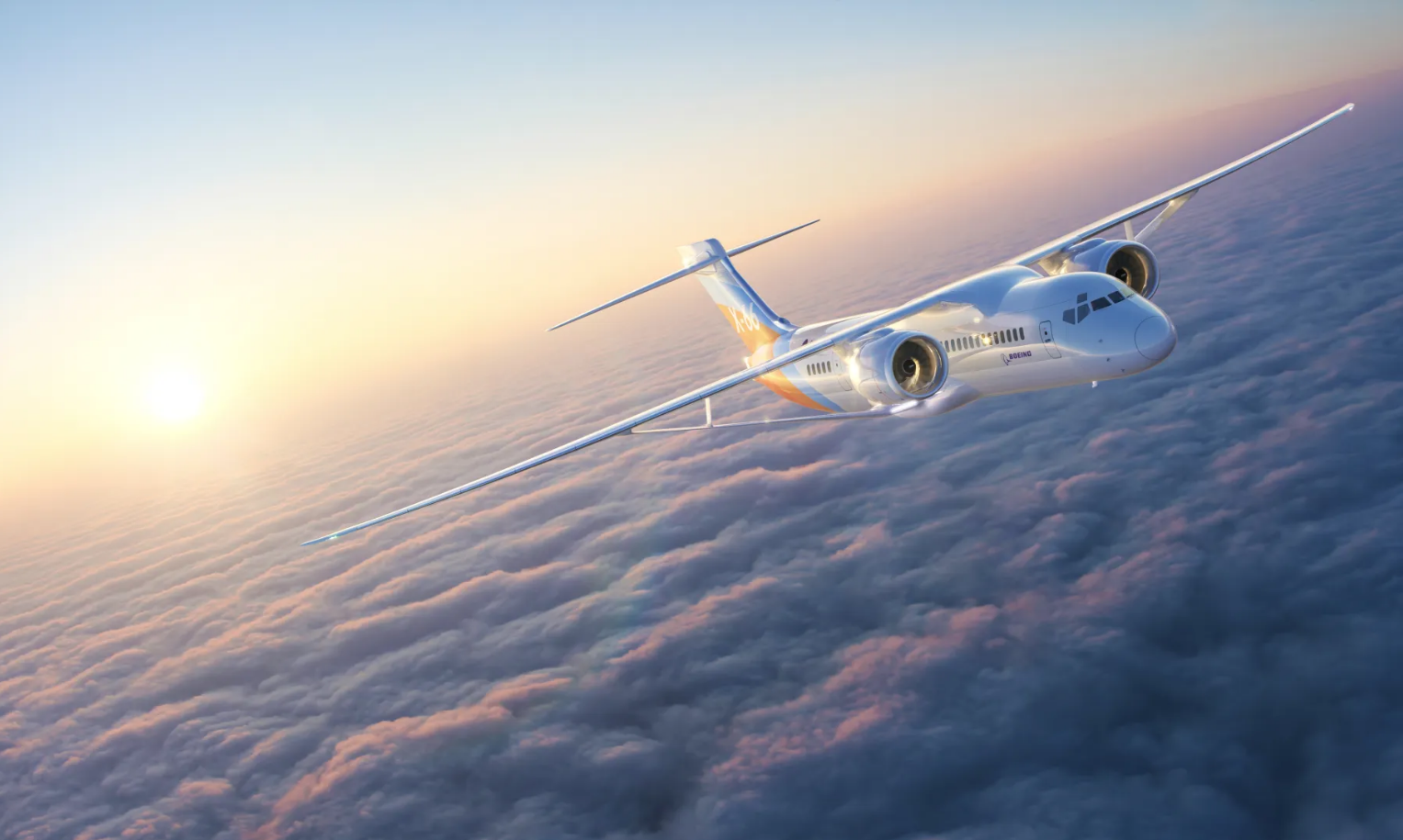 В NASA показали, как будет выглядеть "экологически чистый" самолет X-66 от Boeing