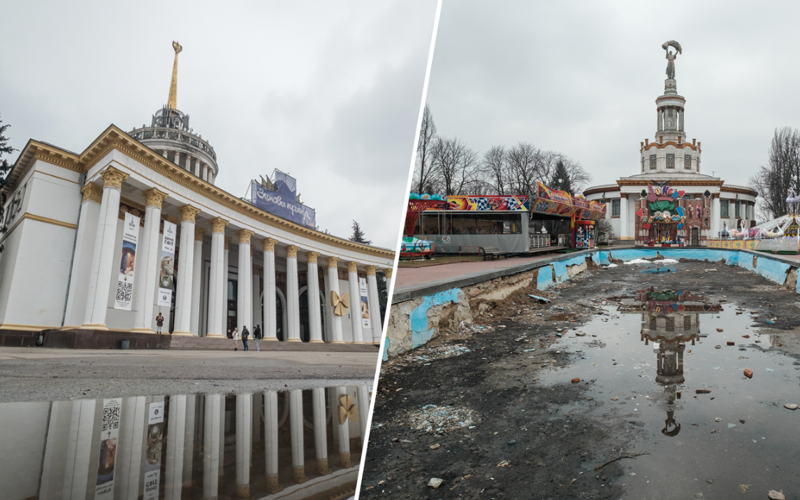 Збитків на мільйон! Як постраждав ВДНГ за час повномасштабної війни: фото до та після