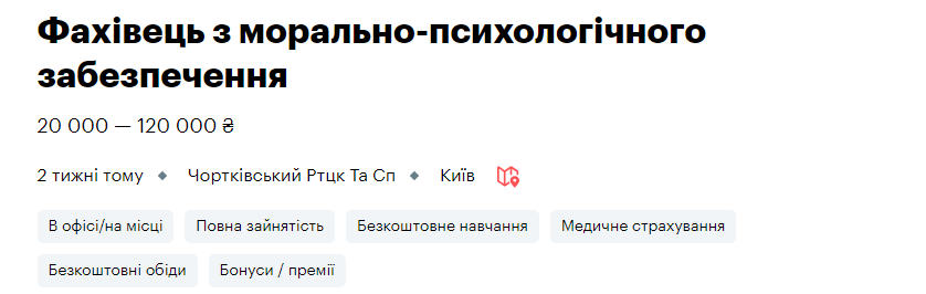 Найкращі вакансії для психологів із зарплатами понад 60 тисяч