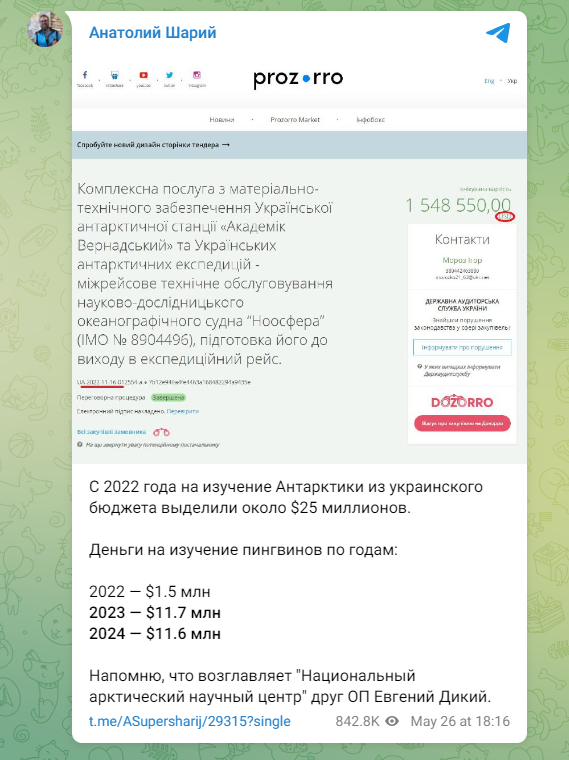 11 мільйонів доларів на &quot;дослідження пінгвінів&quot; - зрада чи ні: всі деталі скандалу