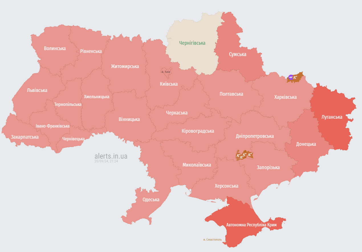 В Украине объявлена масштабная тревога из-за взлета МиГ-31К