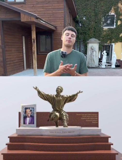 На могиле Чапкиса наконец-то появился памятник. Без символизма и скандала не обошлось