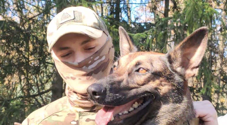 З цієї історії можна знімати фільм: захисник "Азовсталь" врятував з Маріуполя свого собаку