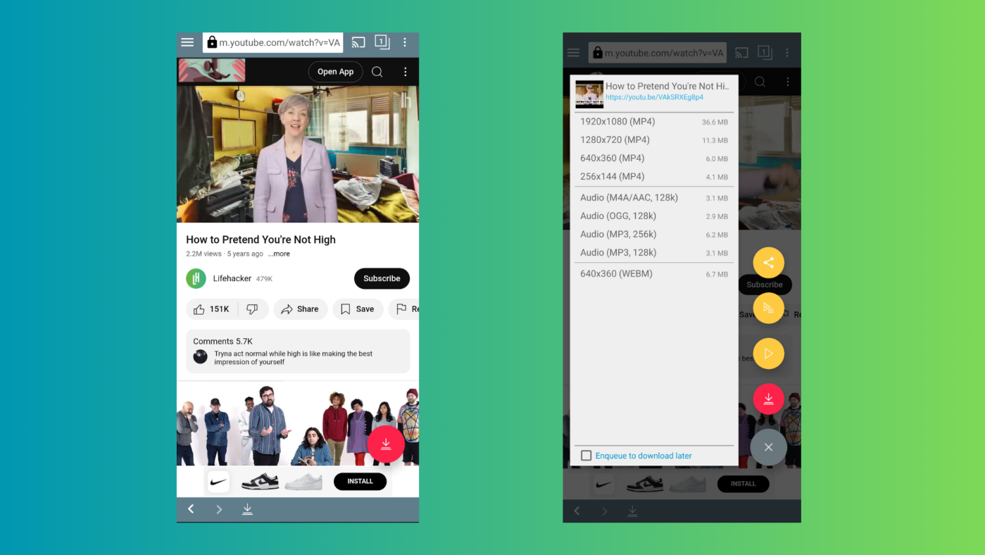 Как скачать видео с YouTube на Android бесплатно