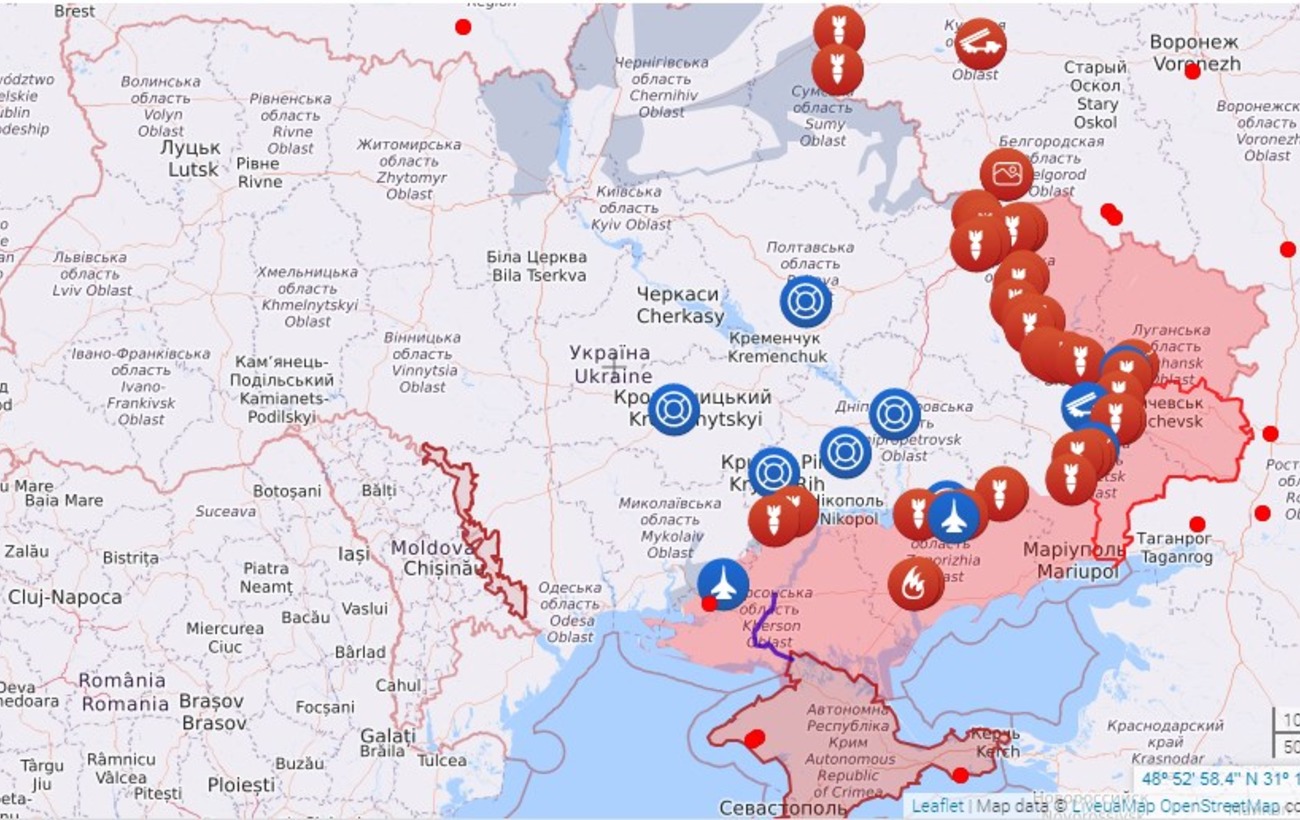 Актуальная карта боевых действий в Украине сегодня: что происходит