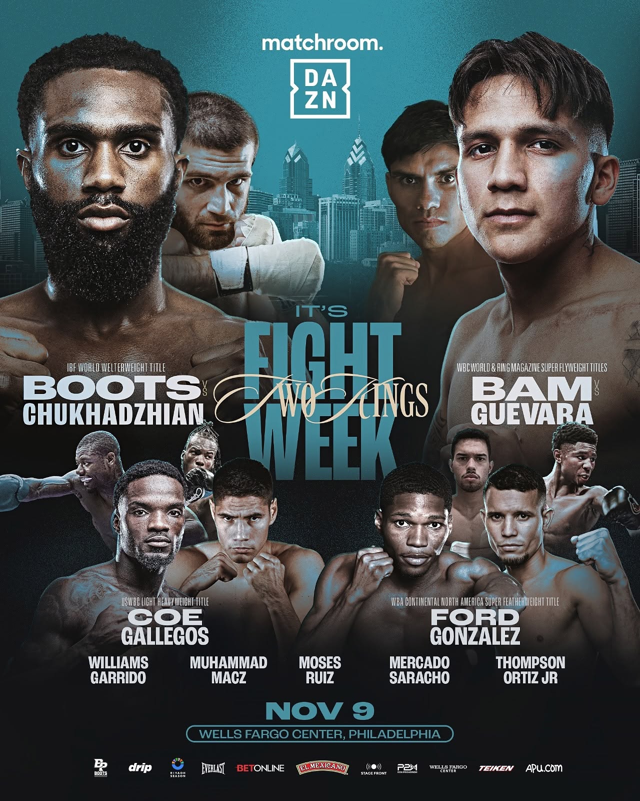 Український боксер провів битву поглядів перед поєдинком за титул чемпіона світу