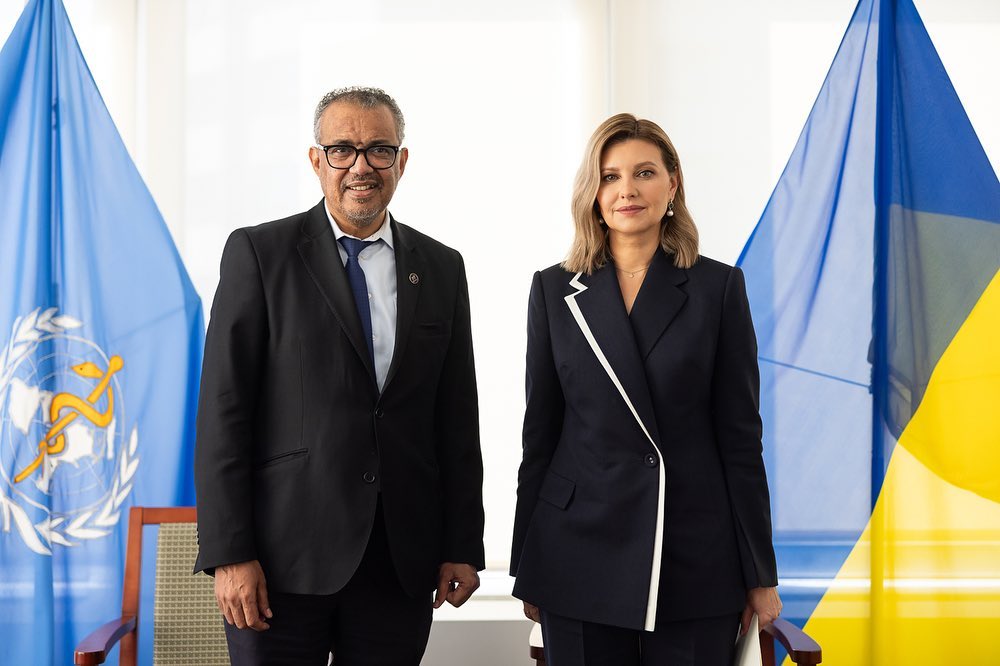 Зеленская в костюме из черниговской шерсти удивляет американцев (фото)