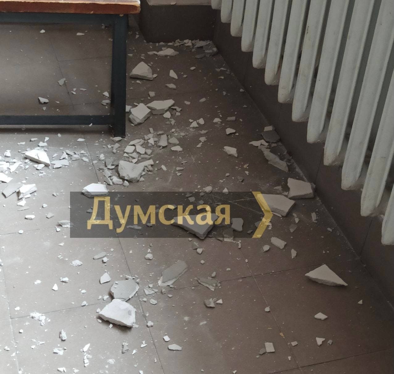 В Одессе в университете во время лекции начал разрушаться корпус: фото инцидента