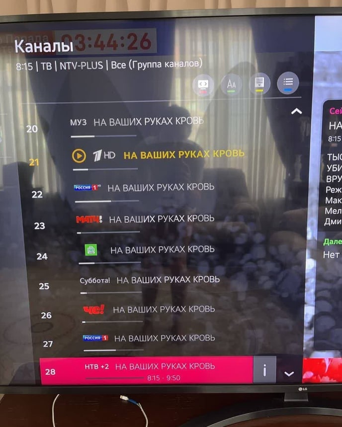 "На ваших руках кров": росіян на 9 травня "привітали" на ТБ