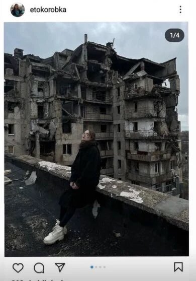 Пробили очередное дно: известная российская блогерша делает фото в уничтоженном Мариуполе