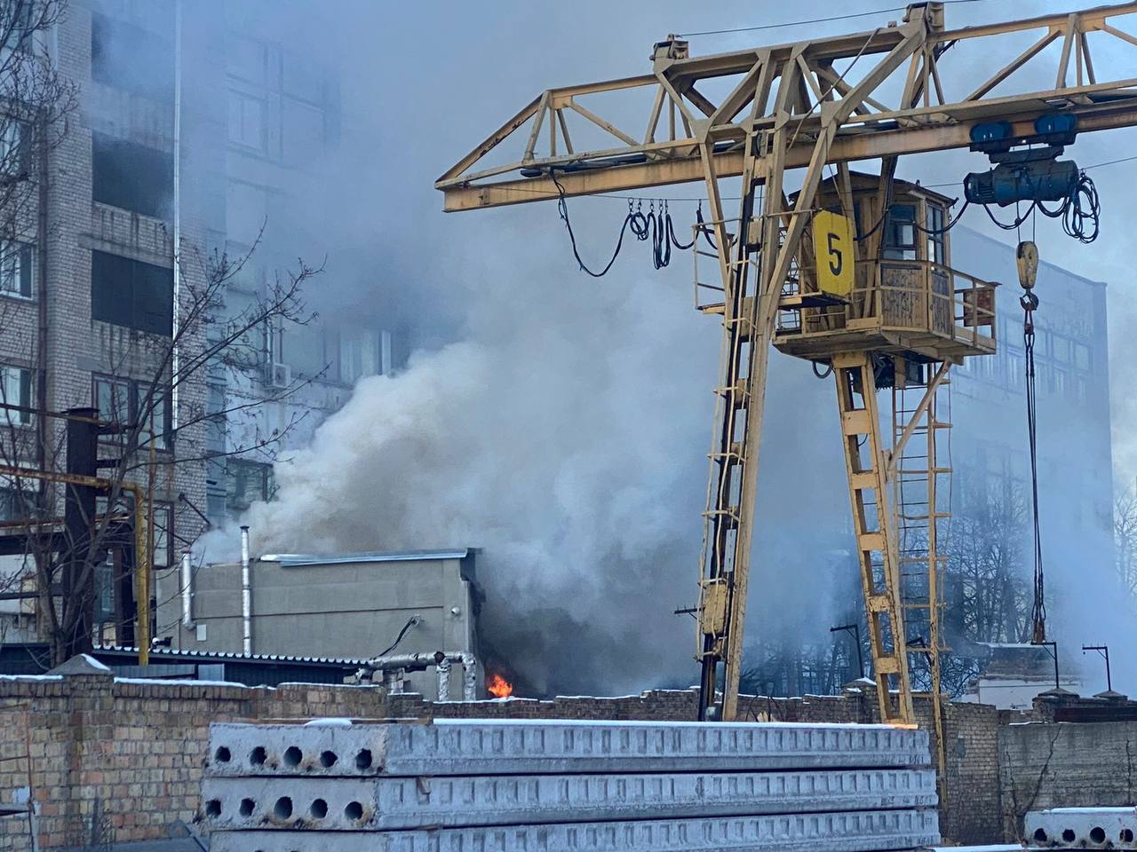 Взрыв в Киеве. Шесть человек находятся под завалами