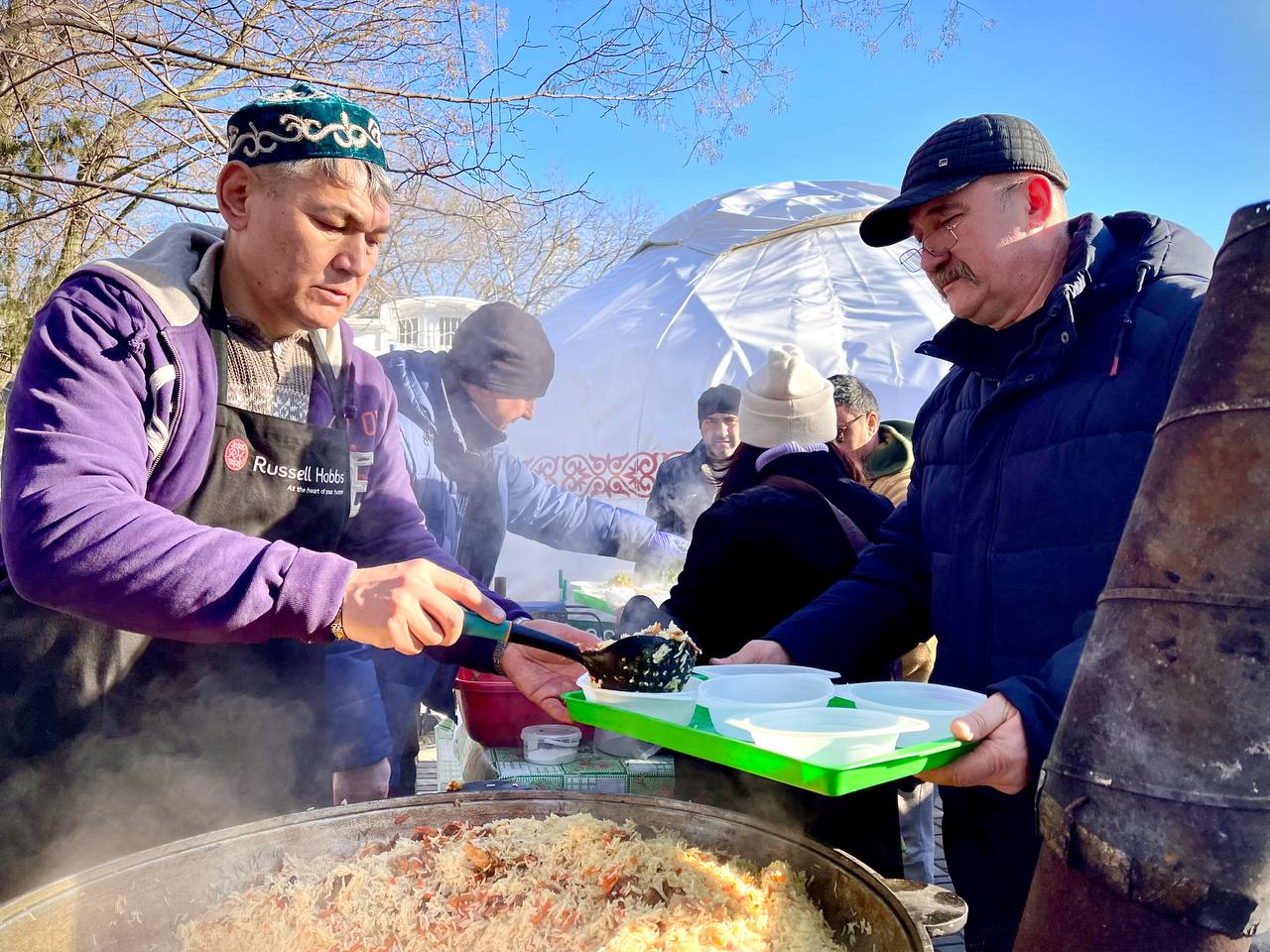 В Одессе открыли Юрту несокрушимости. Волонтер из Казахстана рассказал о проекте (фото)