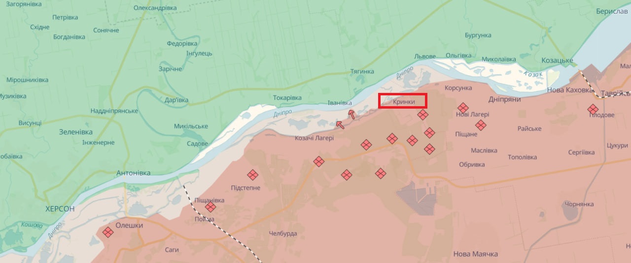 Кринки практично повністю знищені, але ЗСУ тримають оборону неподалік, - ОСУВ "Таврія"