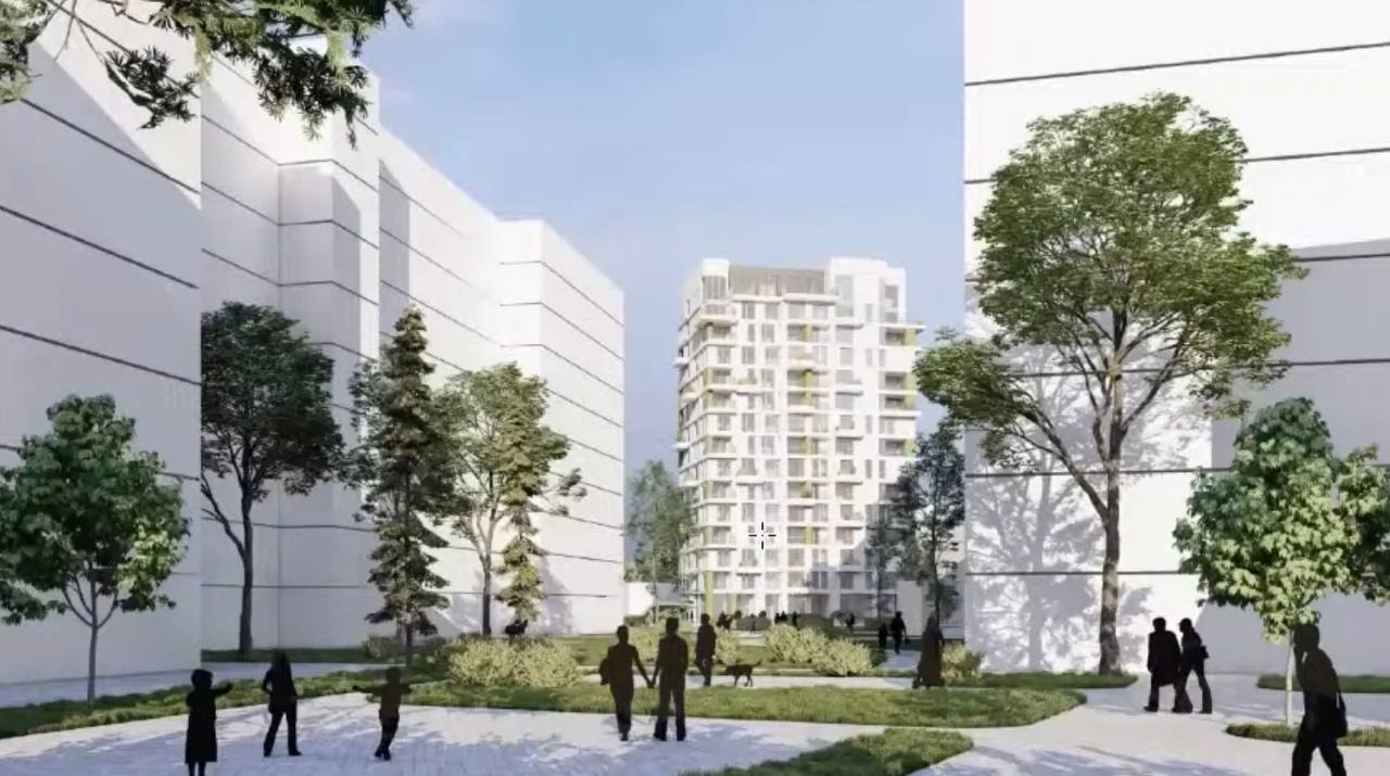 С озелененной крышей и фасадом. Смотрите, какую современную многоэтажку построят во Львове (фото)