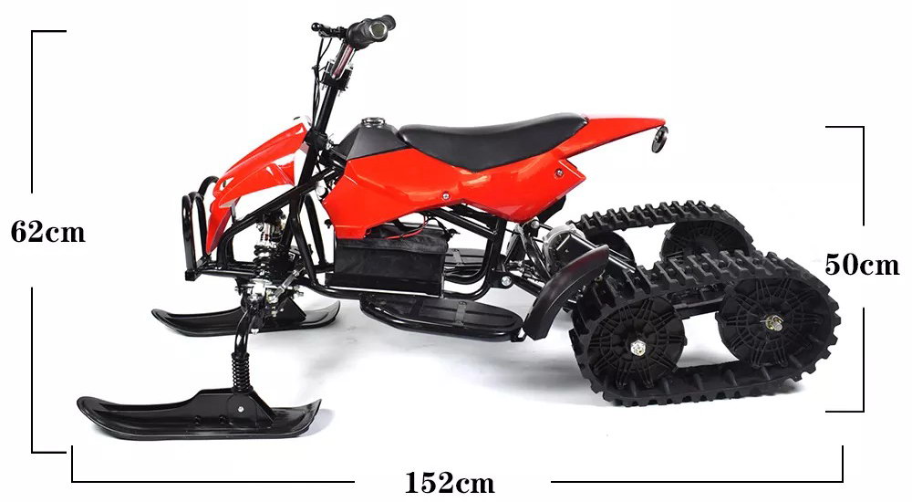 На Alibaba продають повністю електричні снігоходи за ціною всього 499 доларів