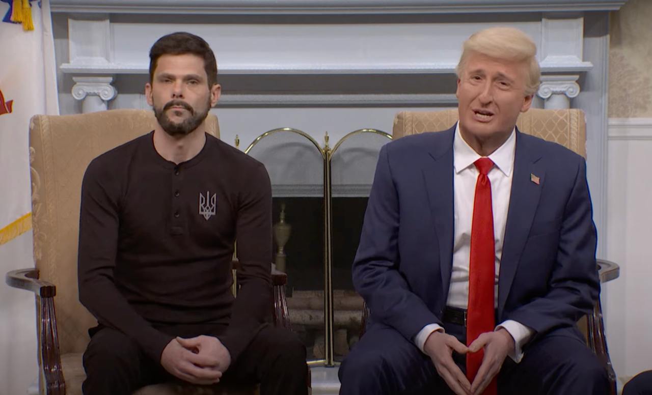 Ссору Трампа с Зеленским спародировали в США. Это видео "разрывает" сеть