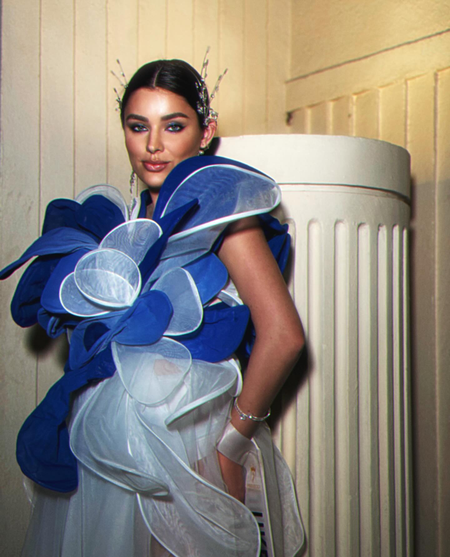 Ангеліна Усанова у казковій сукні вперше виконала авторську пісню