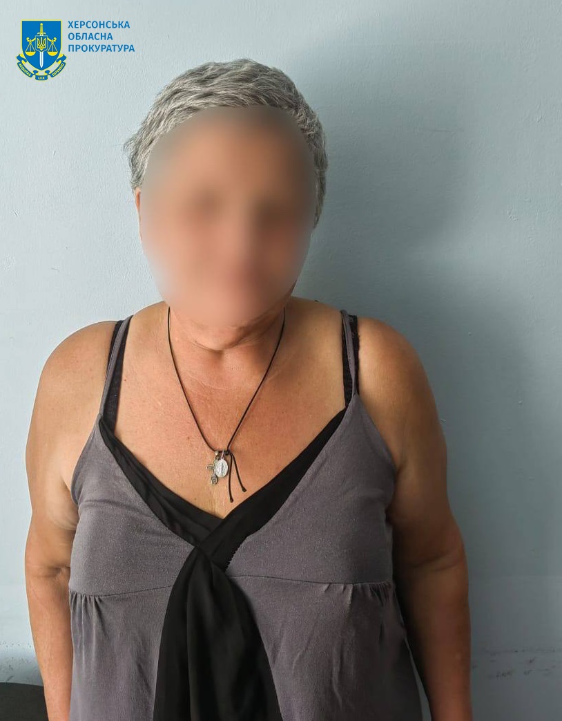 У Херсоні затримали колаборантку, яка допомагала РФ проводити "референдум"