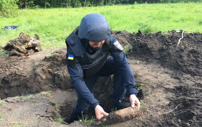 В Винницкой области в парке нашли более 700 снарядов времен Второй мировой