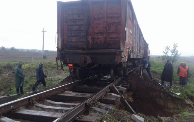 В Молдове из-за непогоды было приостановлено движение поездов