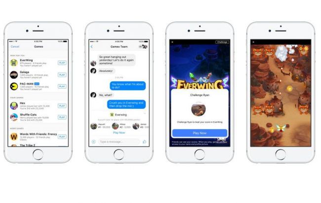 Facebook запустив ігрову платформу в Messenger