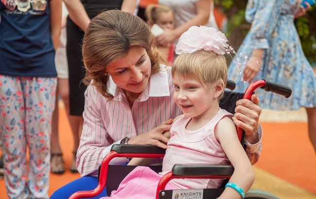 Марина Порошенко відкрила у Дніпрі перший в Україні інклюзивний парк, побудований ОДА