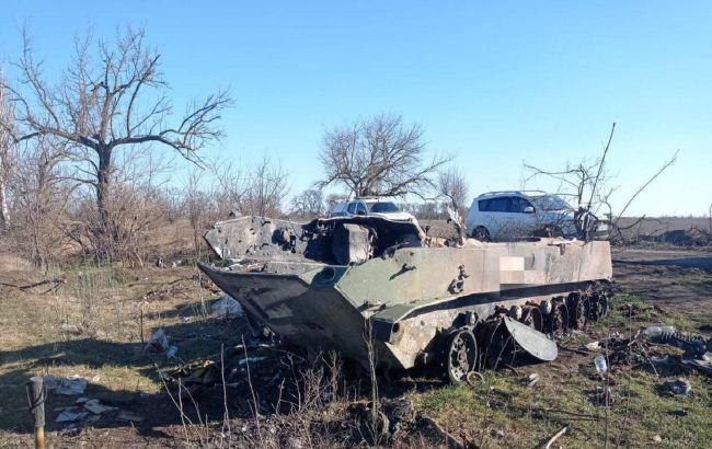 В Николаевской области нашли место дислокации российских военных (фото)