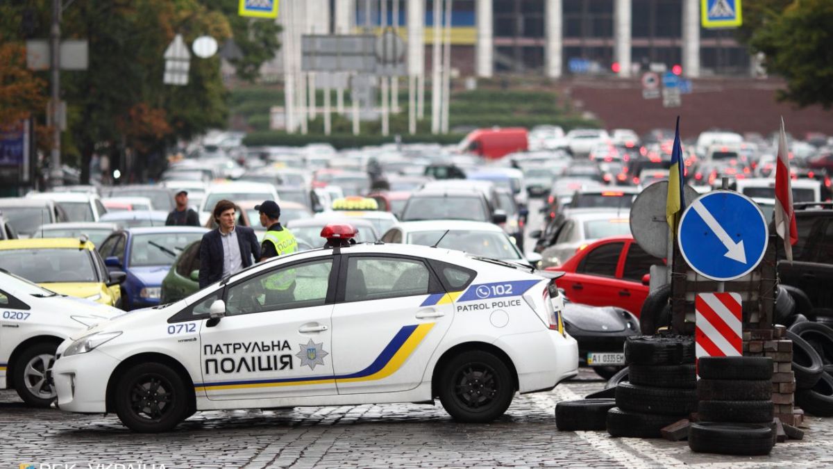 Пробки в Киеве 16 июня - центр города перекрыли, видео | РБК Украина