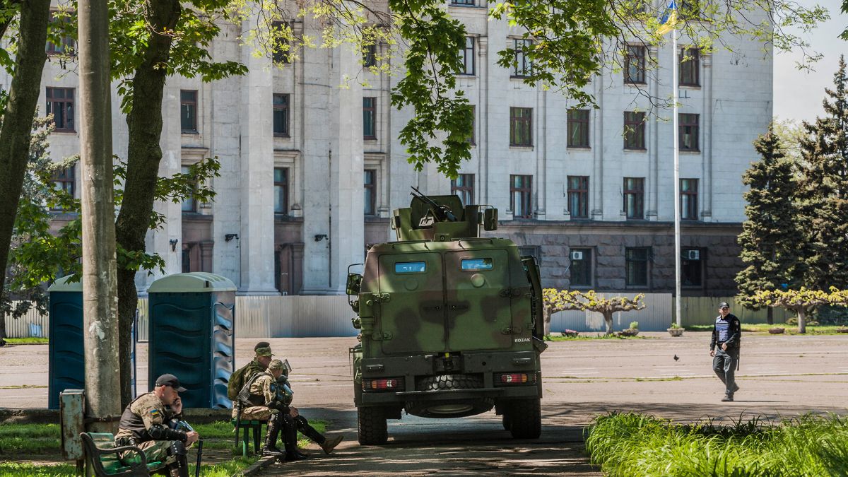 Взрыв в Одессе прогремел в Доме профсоюзов, есть жертва | РБК Украина