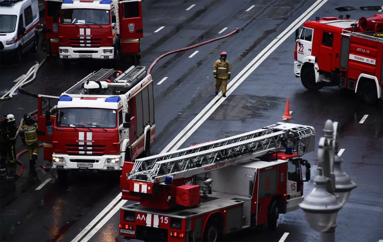 Fire Breaks Out in Cargo Terminal of Port in Novorossiysk, Russia