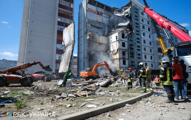 РосТБ видало кадри зруйнованого будинку в Умані за "обстріл Донбасу бойовиками"