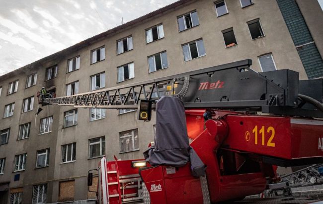 У Харкові горів гуртожиток біотехнологічного університету