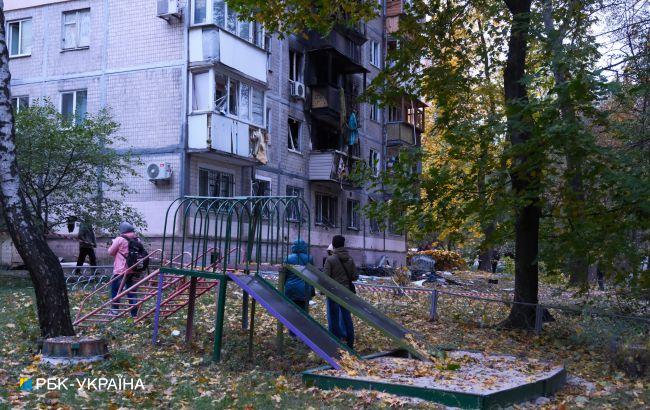 В Соломенском районе Киева раздался взрыв, зафиксированы пожары