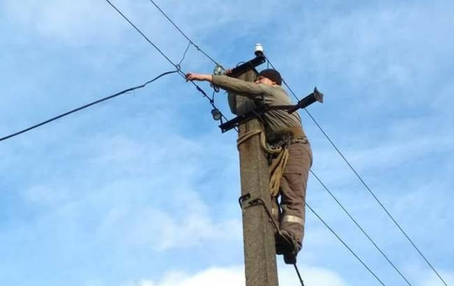 Електропостачання Травневого повністю відновлено, - штаб АТО