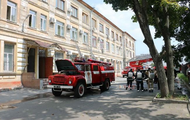 Пожежу в будівлі Апеляційного суду в Харкові ліквідовано