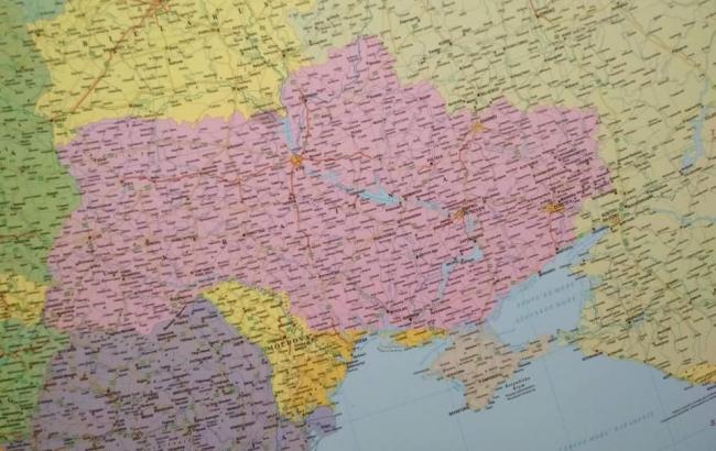 В Будапеште обнаружили карту Украины без Крыма и Одессы