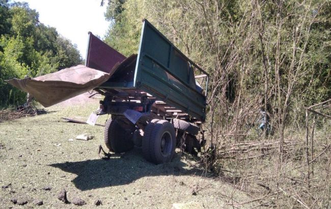 В Сумской области грузовик наехал на 11 мин, водитель погиб на месте