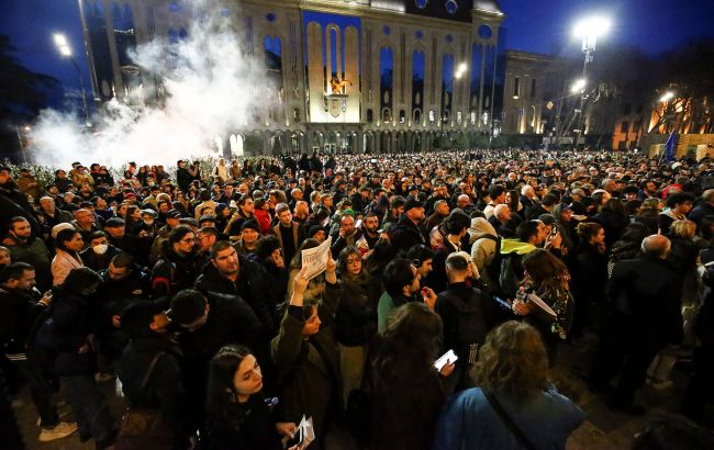 В Тбілісі під час протестів затримали ексміністра Грузії