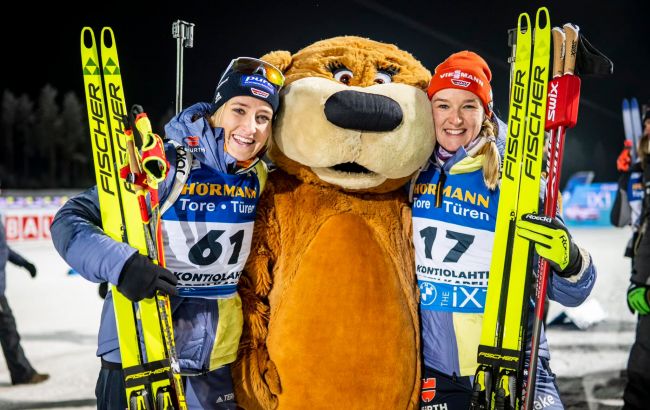 Немка Херманн выиграла биатлонный спринт в Хохфильцене, Украина набрала первые очки сезона