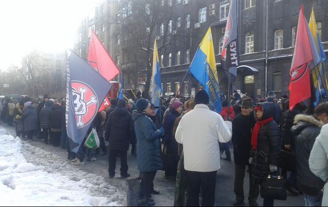 Акции протеста в Киеве: в полиции назвали количество митингующих