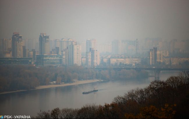 Уровень загрязнения воздуха в Киеве снизился до нормы