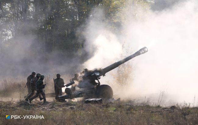 Украинские артиллеристы провели учения возле админграницы с Крымом