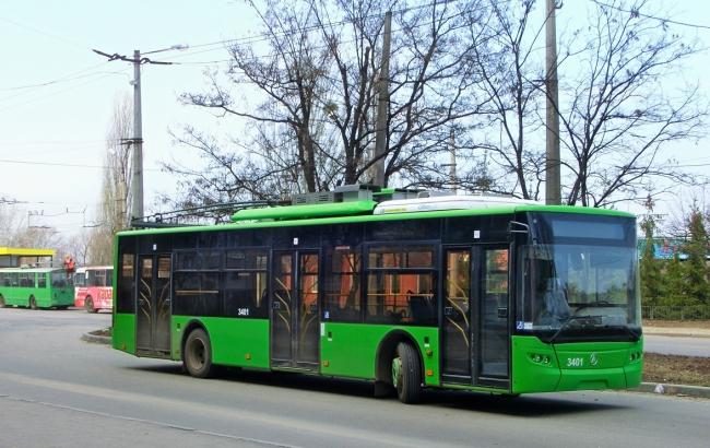 В Харькове из-за непогоды часть электротранспорта не вышла на маршруты