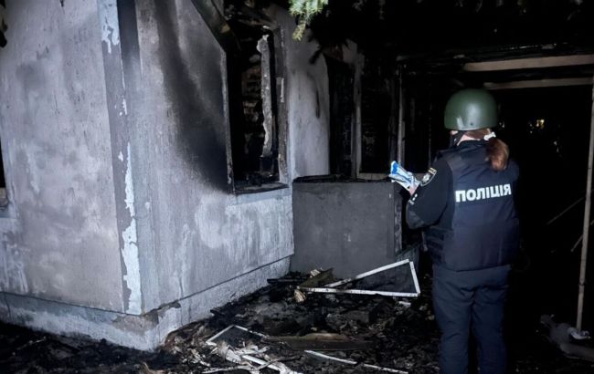 У Київській області уламки дронів впали у шести районах, є загоряння та руйнування