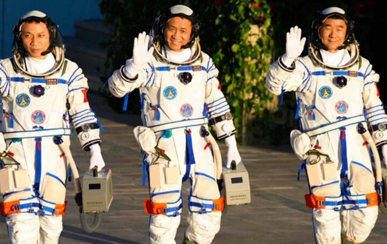 Chinese astronauts went into space at Tiangong station