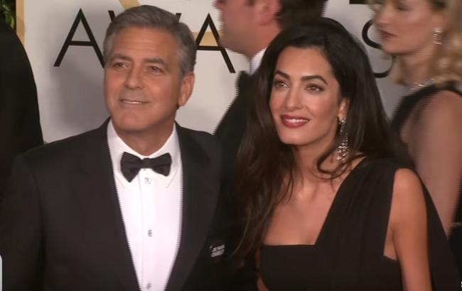 Джордж Клуни впервые стал отцом